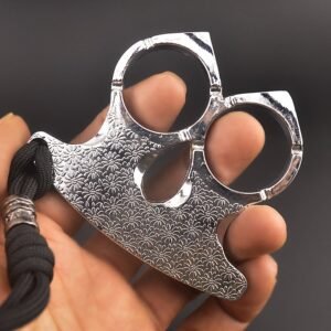 Poing américain Boucle de poing en métal à deux doigts