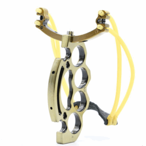 Poing américain Lance-pierres multifonction Knuckle Duster Fist à boucle, lance-pierres à quatre