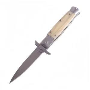Couteau automatique stiletto à manche os – couteau cran d'arrêt italien