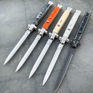 Couteau stiletto à cran d'arrêt 13 pouces