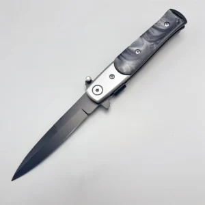 Couteau stiletto pliant élégant