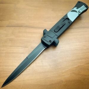 Couteau stiletto à cran d'arrêt 9 pouces