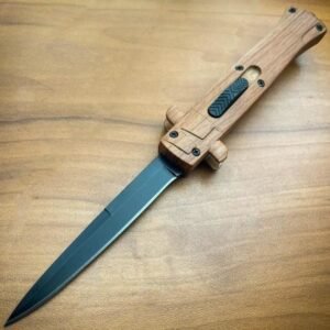 Couteau stiletto à cran d'arrêt 9 pouces