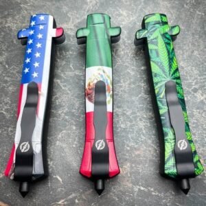 Couteau stiletto à cran d'arrêt 9 pouces