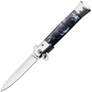 Couteau stiletto à cran d'arrêt Couteau stiletto pliant classique – style italien