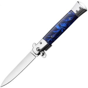 Couteau stiletto à cran d'arrêt Couteau stiletto pliant classique – style italien