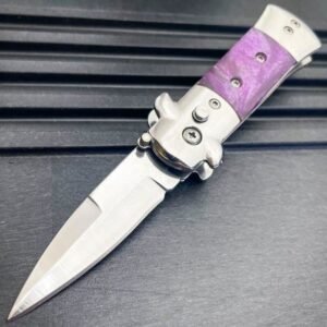 Couteau stiletto à cran d'arrêt mini