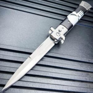 Couteau stiletto à cran d'arrêt Couteau Italien Stiletto – Lame Fine Classique