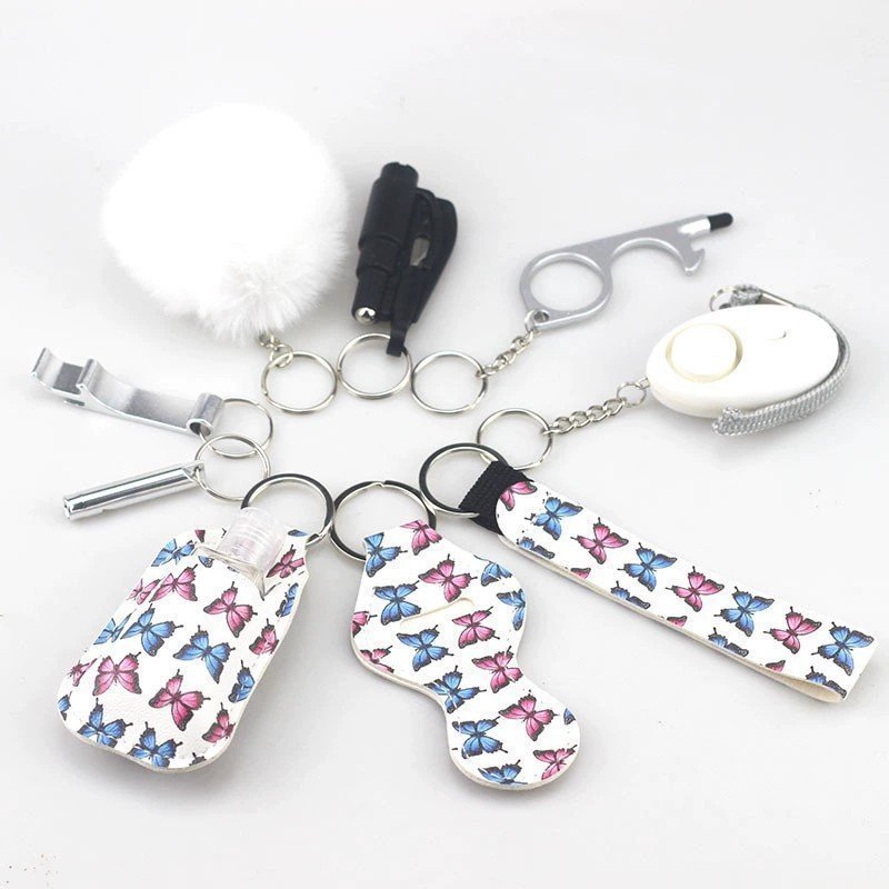1-2.jpg Personal Defense Keychain Popular Self-Defense 10-Piece Set