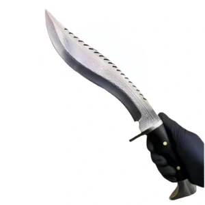 Dragon Scale kukri Knife, A8 Alloy Steel One-Piece kukri Knife