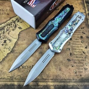 Butterfly And Abalone Jump Wildly OTF Knife