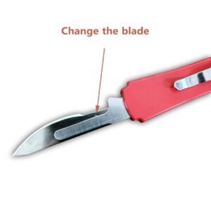 Scalpel Utility Knife With 10 Blade Knife Pink Box Cutter