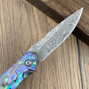 Baobei Is A Big Damascus With A Small Turn Folding Knife
