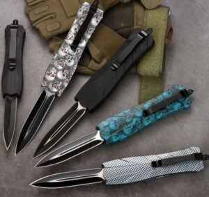 Butterfly Reaper Plastic Handle OTF Knife