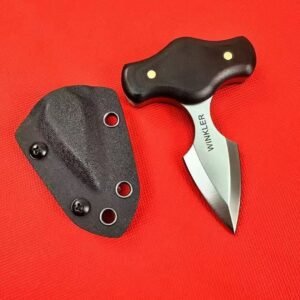 Winkler 3V Custom Black-Handle Push Dagger