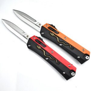 Nylon-handled Snake God OTF Knife