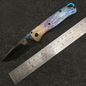Butterfly 535 Sand DLC M390 Titanium Handle SF Folding Knife