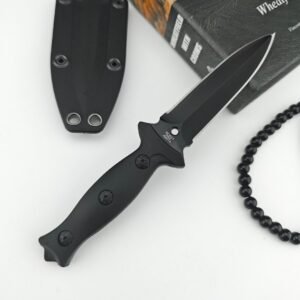 (G46) Poisonous Eyes Double-Peaked Hand Thorn Push Dagger