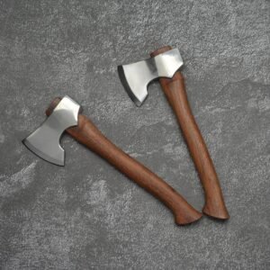 Mini 440C Hand Axe with Red Sandalwood Handle