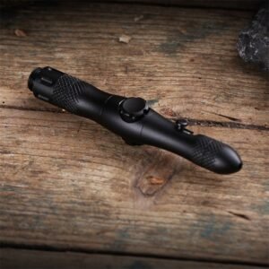 Multi-function Spinner Self Defense Tactical Pen Flashlight Emergency Glass Breaker Outdoor Survival EDC Tools