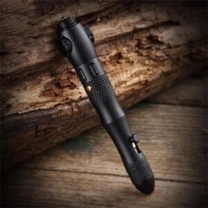 Multi-function Spinner Self Defense Tactical Pen Flashlight Emergency Glass Breaker Outdoor Survival EDC Tools