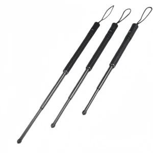 Rubber Handle Mechanical Automatic Spring Telescopic Baton