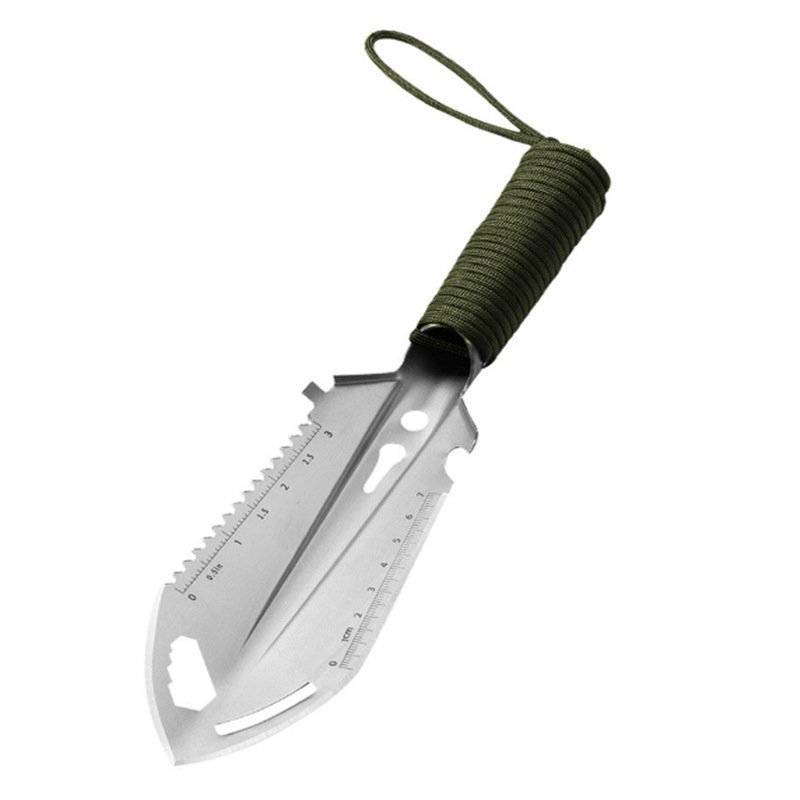 O1CN016PVfwj2C32dWSIGQR_2545798417-0-cib.jpg Outdoor multi-function engineer shovel garden shovel digging wild vegetables, catching the sea and digging soil, household flower planting tools mini portable hand shovel