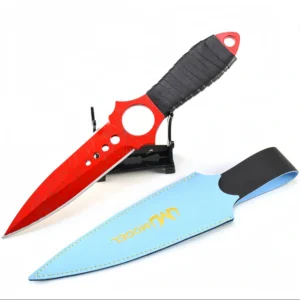 Game peripheral skeleton knife crimson web 26CM full metal craft ornaments model