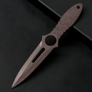 Skeleton Knife Stainless Steel Metal Training Ornamental Knife