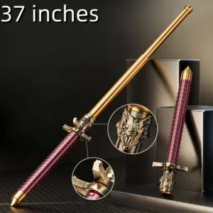 Solid Three-Section Telescopic Baton