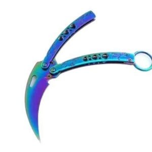 Premium beginner training knife butterfly knife cool play handsome knife unsharpened