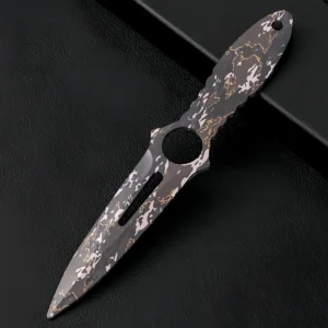 Skeleton Knife Stainless Steel Metal Training Ornamental Knife