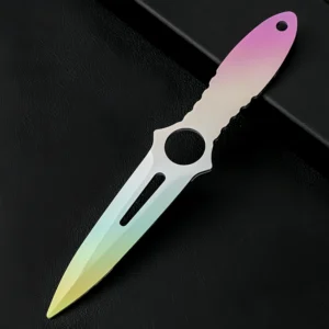 Skeleton Knife Stainless Steel Metal Training Ornamental Knife