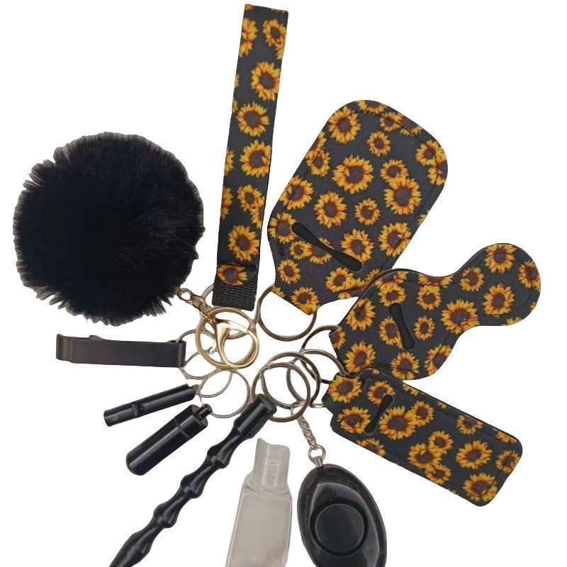 O1CN01yrY5ek2FDyuDWhPDB_968158847-0-cib.jpg Self Defense Keychain 11-Piece Aluminum Anti-Wolf Alarm Daisy