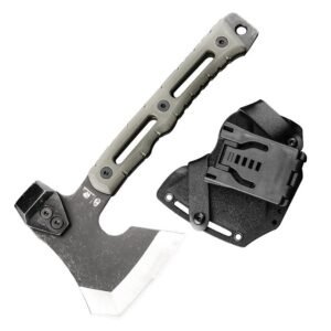Full Tang Camping Survival Hatchet – Outdoor Utility Axe with Hammer Back