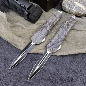Camouflage A07 Double Peak OTF OTF Knife