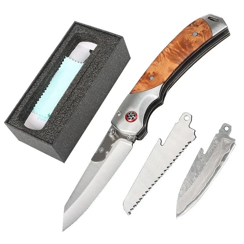 imgi_8_O1CN01Smy44s1bbiugp5aLS_2213134313484-0-cib.webp Wilderness survival folding knife multifunctional detachable Damascus folding knife