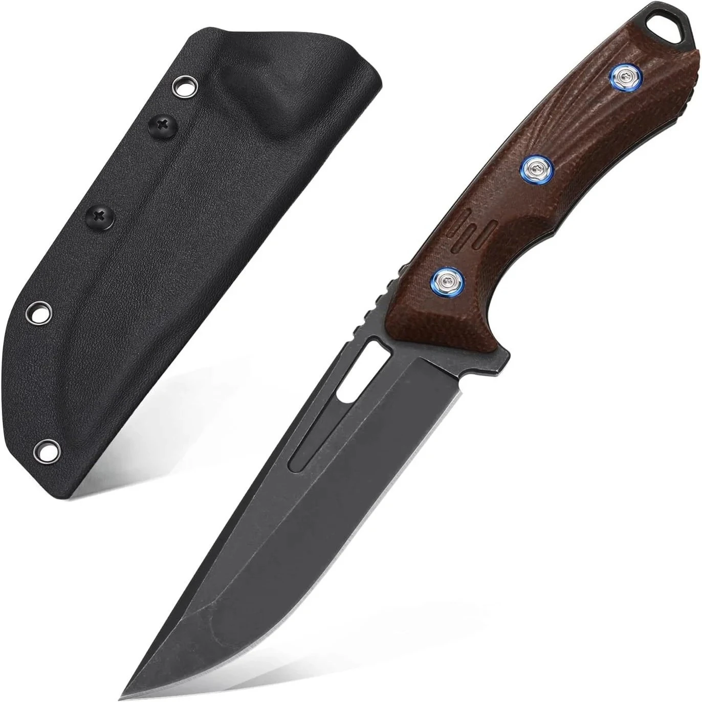 imgi_9_O1CN01poLvaY1qdkmBc84Oc_4128405519-0-cib.webp EF127 fixed straight knife 14C28N steel + coarse grain imported linen handle Survival knife