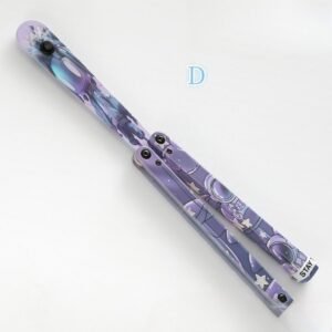Butterfly Knife Jenny Fancy Plastic Knife Training Folding Knife Squid