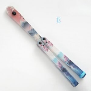 Butterfly Knife Jenny Fancy Plastic Knife Training Folding Knife Squid