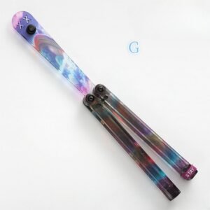 Butterfly Knife Jenny Fancy Plastic Knife Training Folding Knife Squid