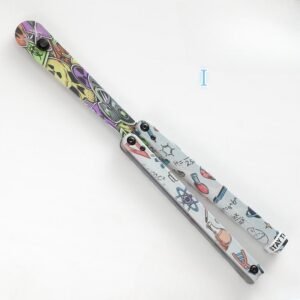 Butterfly Knife Jenny Fancy Plastic Knife Training Folding Knife Squid