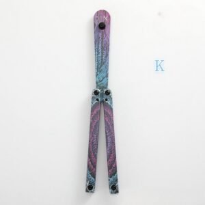 Butterfly Knife Flip Hand Knife Training Folding Knife Squid Safe No Open Edge